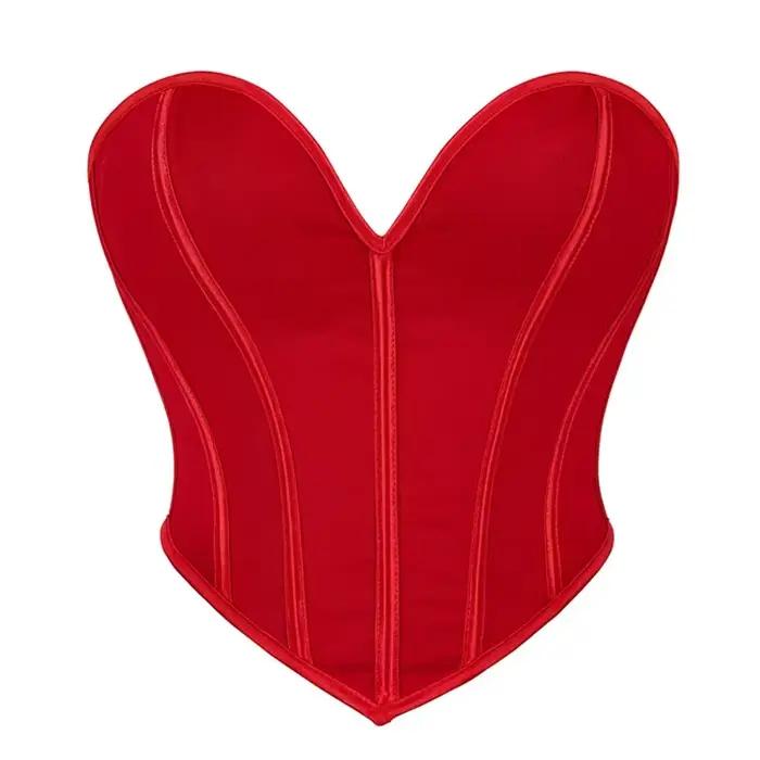 Corset court pour torse, entraîneur de taille, Bustier, débardeur court pour femmes, Lingerie respirante, rose, bleu, gris, café, rouge, noir