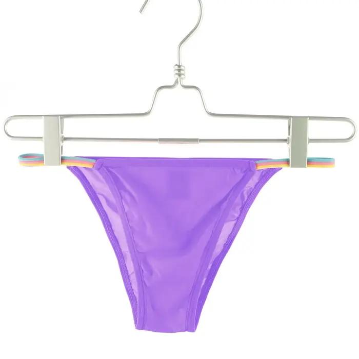 Erotická šnúrka pre ženy Bikini dievča hodvábne ľadové tenké priedušné hladké vysoko elastické nohavičky Ladis Sexy nízky pás pohodlné módne tangá
