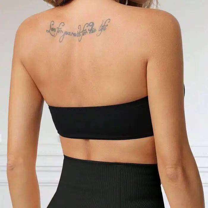 Predný zapínací bandeau podprsenka pre ženy