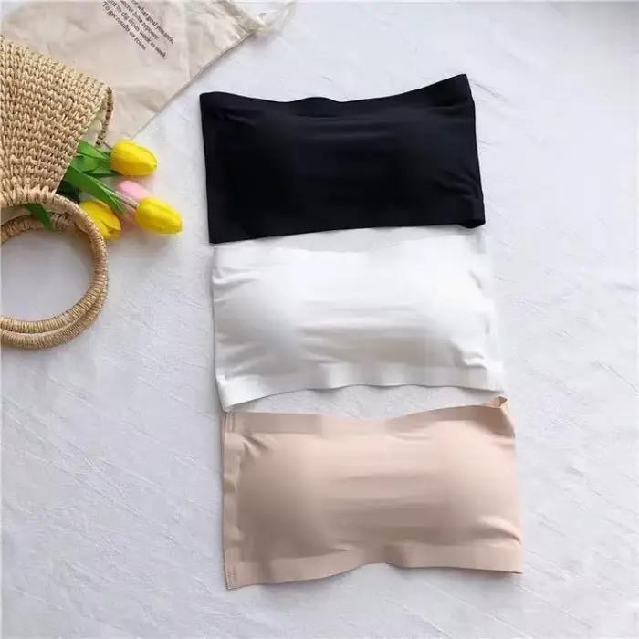 Haut sans couture, soutien-gorge Invisible pour femmes, sous-vêtements sans bretelles, soutien-gorge rayé, soutien-gorge ajusté et respirant, flambant neuf