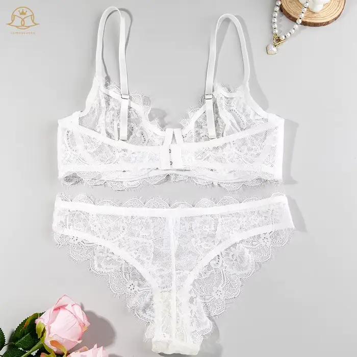 Ensemble de lingerie DemonLover en polyamide et élasthanne, push-up, décolleté ouvert, sexy et élégant pour femmes, occasions spéciales ```