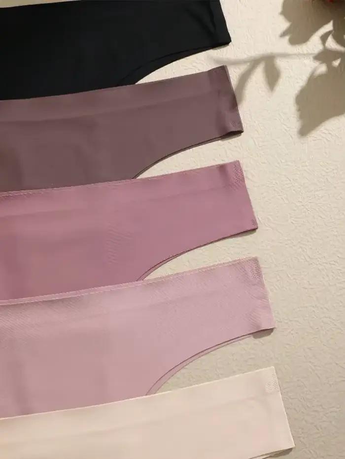5 kusov Sexy bezšvové brazílske nohavičky pre ženy