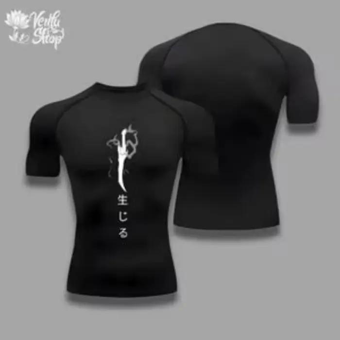 Jin Woo kompresné tričko do posilňovne Sung Jin Woo Solo Leveling Anime Muscleshirt športové oblečenie Igris
