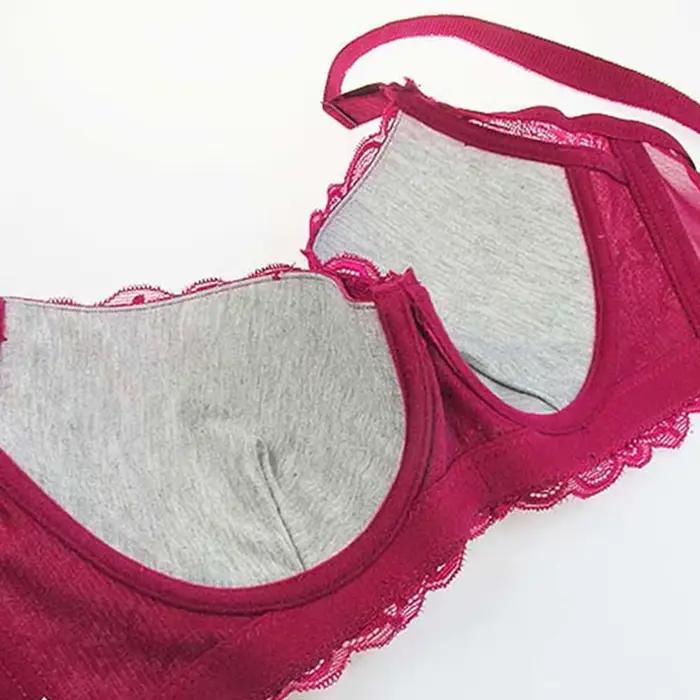 BCHRAYIUP Soutien-Gorge Dentelle à Armatures Rembourré Push-Up Sexy Plongeant pour Femmes 90 95 100 105 110 115 120 B C D E