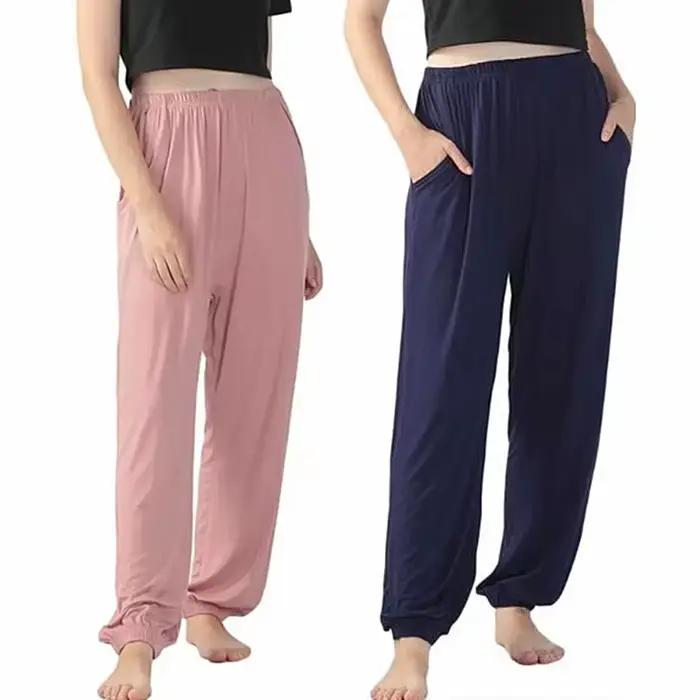 Vêtements de salon femmes bas pantalons pyjamas grande taille 6XL 7XL grande taille pantalon printemps automne pantalons confortables bas de pyjama
