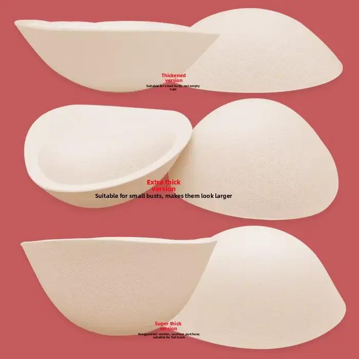 Inserts de soutien-gorge de sport ultra-épais de 10 cm, rembourrage intérieur épais amovible, petite poitrine apparaissant plus volumineuse, soutien-gorge de sport en nylon