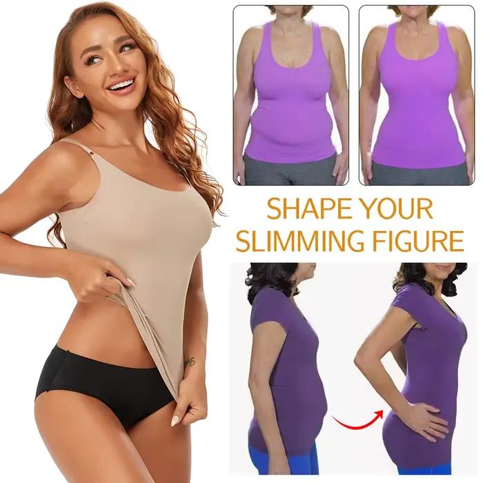Femmes ventre contrôle Shapewear corps lisse façonnage Camisole débardeurs grande taille sous-vêtements amincissants sans couture Compression Shaper