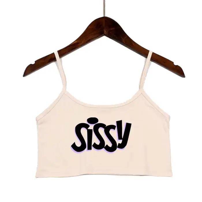 Dámske letné SISSY tričko s písmenami
