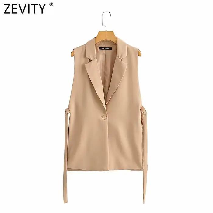 Zevity-Dámska vesta s bočným rozparkom