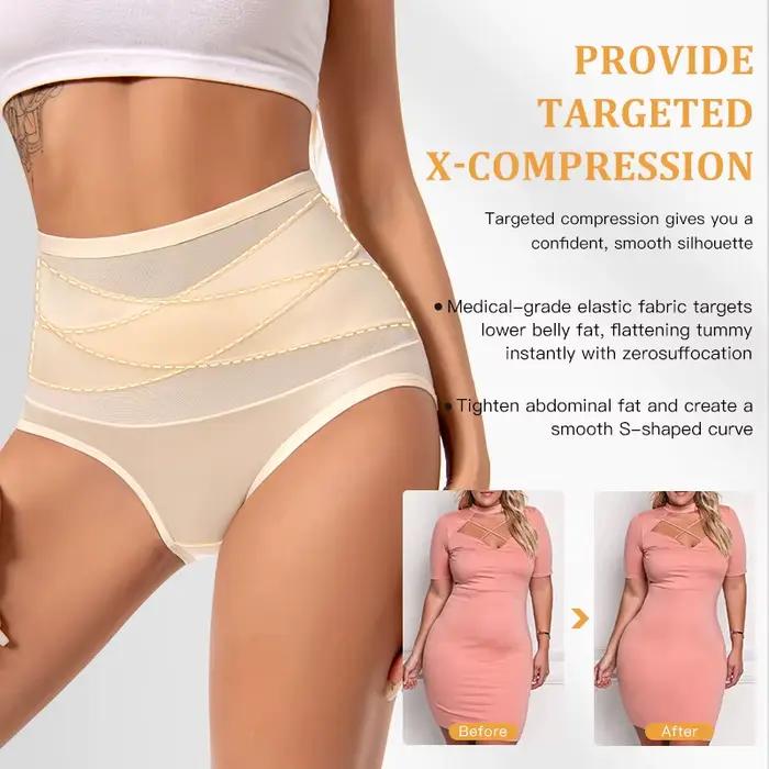 Taille haute en forme de X corps Shaper slips ventre contrôle Shapewear culotte minceur taille formateur bout à bout sous-vêtements Shapers