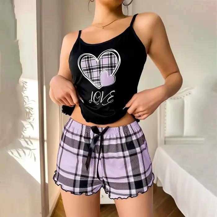 Dámske pyžamo Fashion Love Heart
