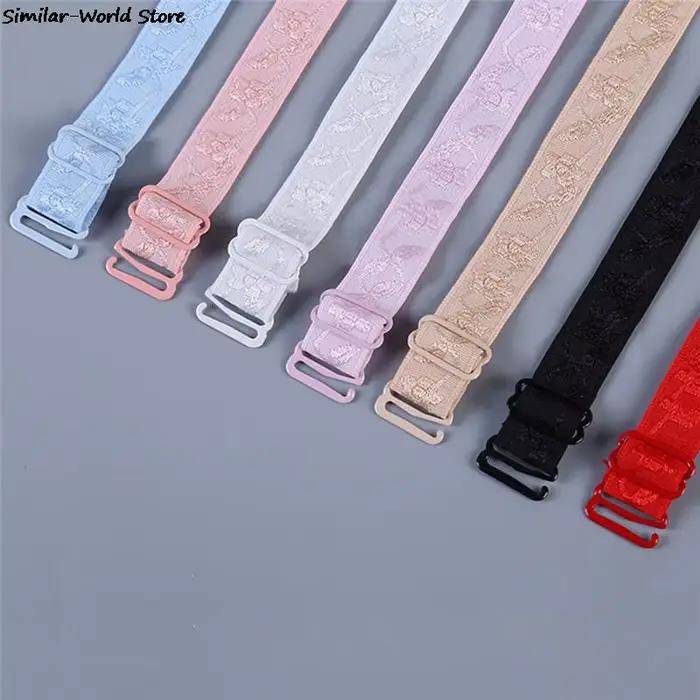 Bretelles de soutien-gorge antidérapantes pour femmes, 1 paire, 34cm, accessoires, double élastique, nouvelle collection