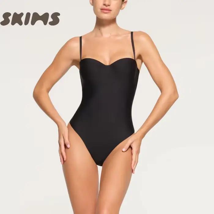 SKIMS HIRE BODY UNDERWIRE THONG BODYSUIT – Tvarovacie