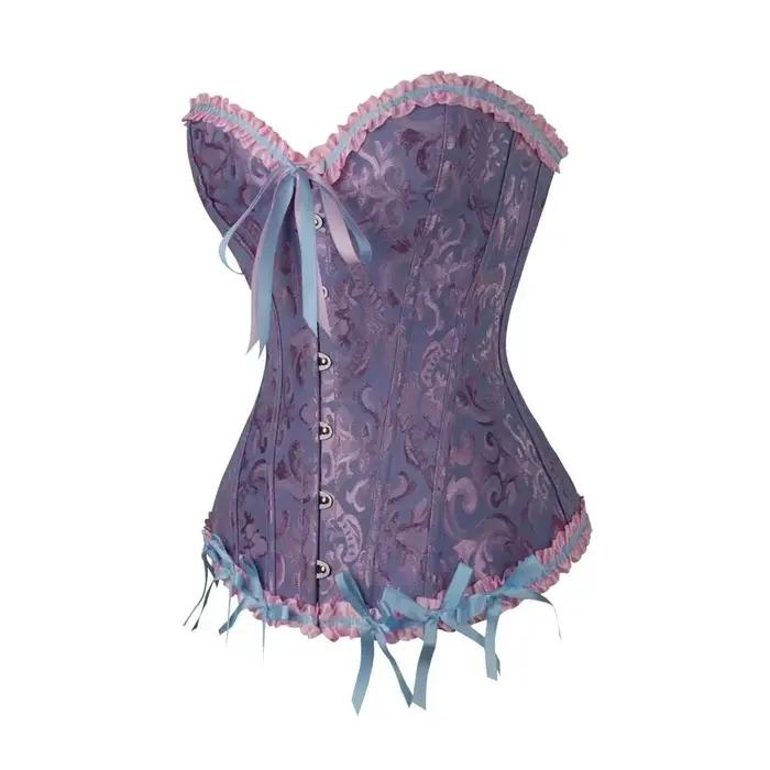 Corset de taille froncé européen et américain, corsage façonnant rétro, ceinture abdominale, corset à liaison serrée, joint de taille