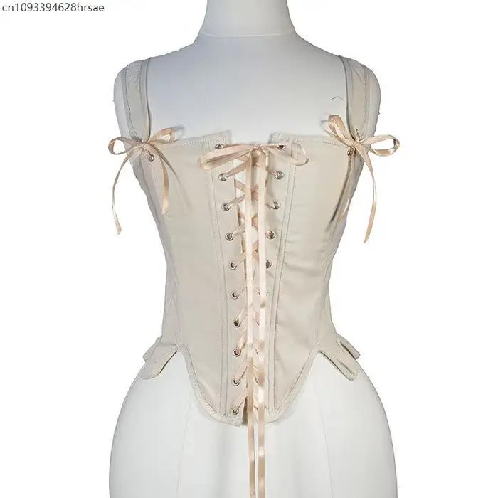 Corset Renaissance pour femmes, corsage victorien, haut bustier rétro