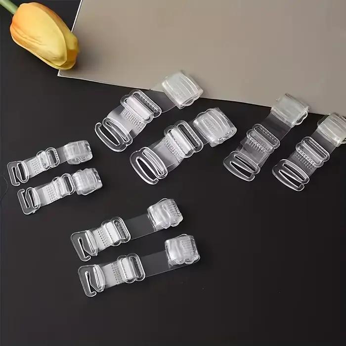 Bretelles de soutien-gorge invisibles antidérapantes, transparentes et réglables, lot de 12 pièces pour un usage quotidien et des occasions spéciales