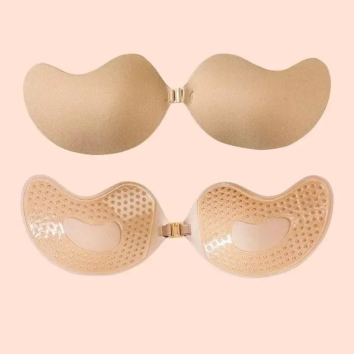 Soutien-gorge adhésif Invisible sans bretelles, bande de poitrine, soutien-gorge Push Up, Lingerie sans couture, couvre-mamelon en Silicone, Bralette Pasties