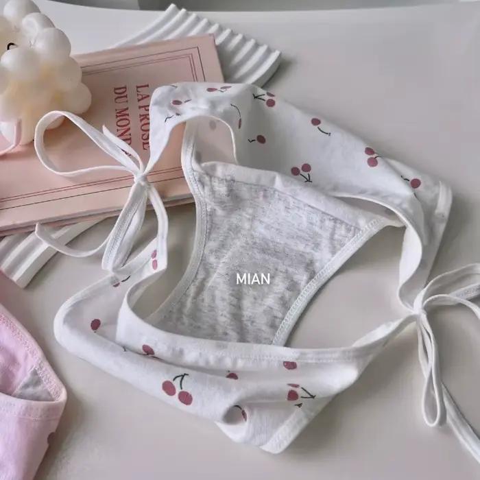 Lolita – bavlnené nohavičky s čerešňovým vzorom pre ženy