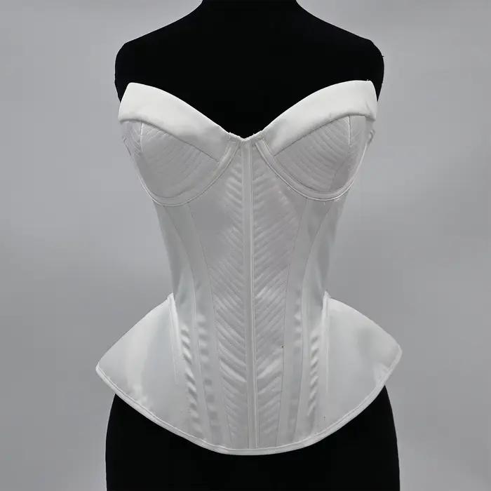 Korzátový bustier pre ženy so vstavanou podprsenkou