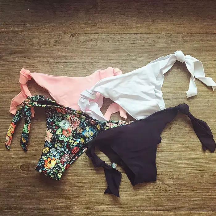 S-XL Sexy Bandage String Bikini Bas Tanga Brésilien Bikinis Femmes Bas 2026 Sexy Maillots De Bain Maillot De Bain Femmes Bas Maillot de bain
