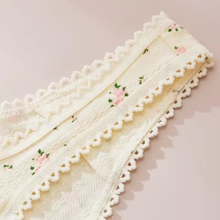 Lingeries Femme Sexy Tongs Mode Mignon Imprimé Culotte pour Femmes Doux Chaud Arc Femmes String Coton Printemps Été трусы жletiе