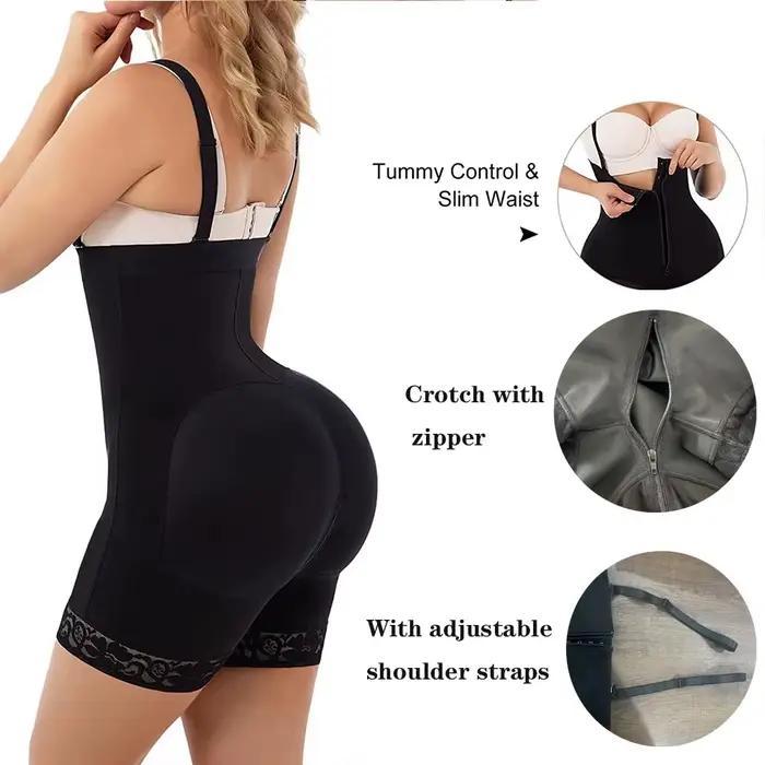Femmes colombiennes ceintures shapers xxxxxxxl femme corps shaper culotte avec fermeture éclair taille haute shapewear culotte