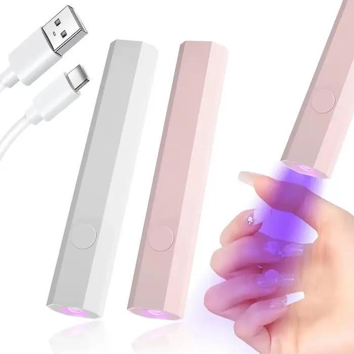 Prenosná UV LED lampa na nechty s monogramom