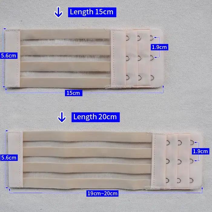 Predlžovače podprseniek pre ženy 15 cm a 20 cm