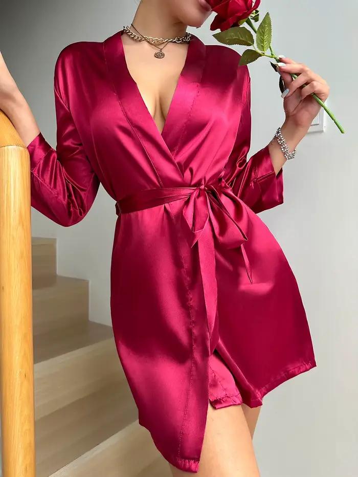 Pyjamas d'été pour femmes, robe de chambre élégante à lacets, vêtements de nuit tendance et sexy pour porter à la maison
