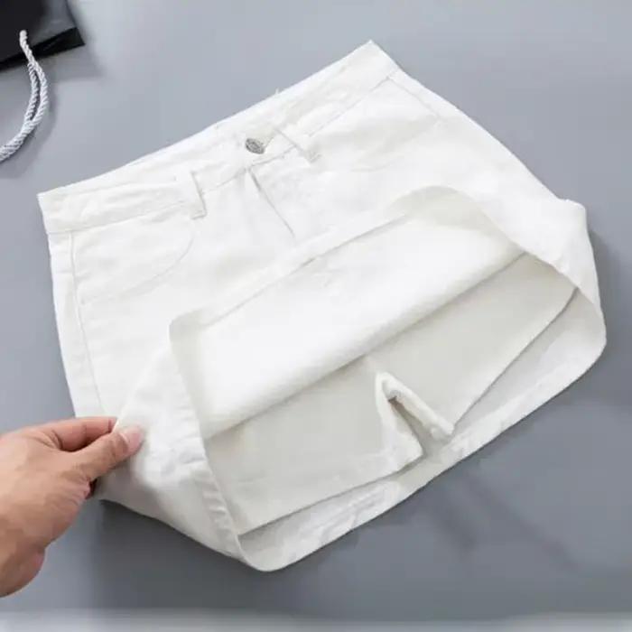 Lucyever - Mini sukňa áčkového strihu s vysokým pásom pre ženy