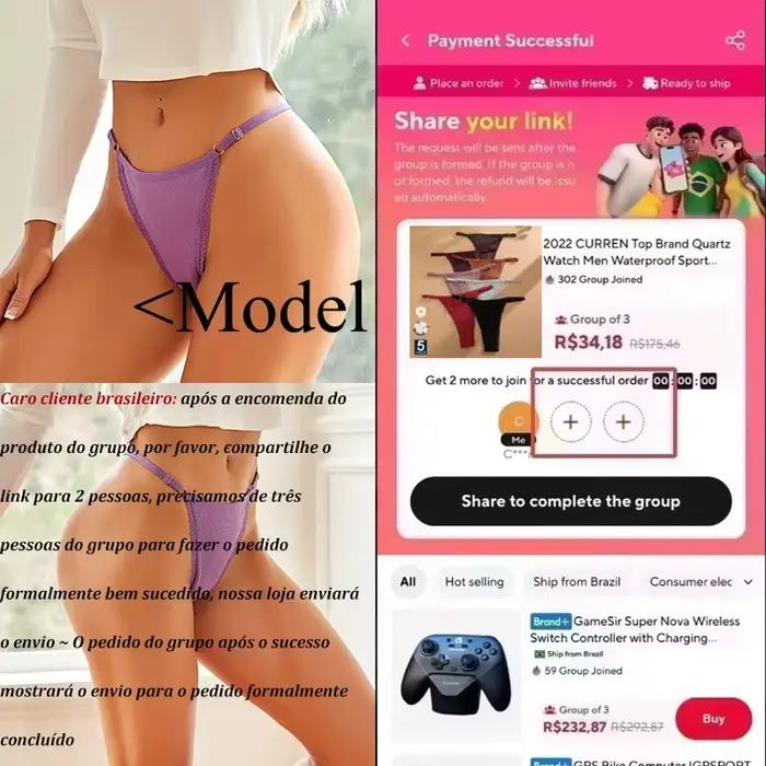 Culotte sexy en coton et élasthanne taille basse pour femmes sous-vêtements quotidiens élégants occassions spéciales