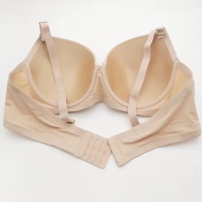 Soutiens-gorge pour femmes grandes tailles, sans coutures, légèrement rembourrés, à armatures, ajustables, pour lifter la zone sous les aisselles, minimalistes, confortables 46/105F-52/120G