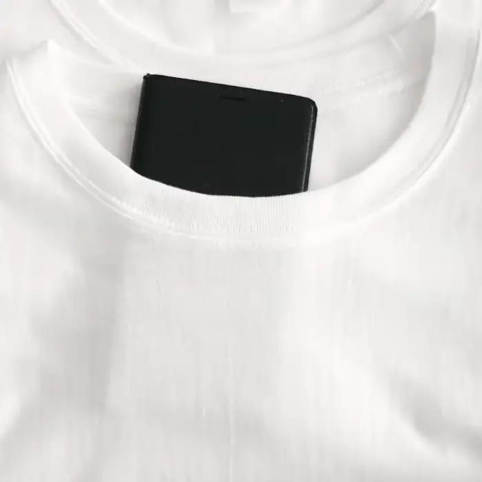 Tricot junior en coton ample et épaule tombante pour automne hiver avec appliques élégantes pour les jeunes filles