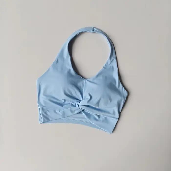 Sexy športová podprsenka so zaväzovaním na krku