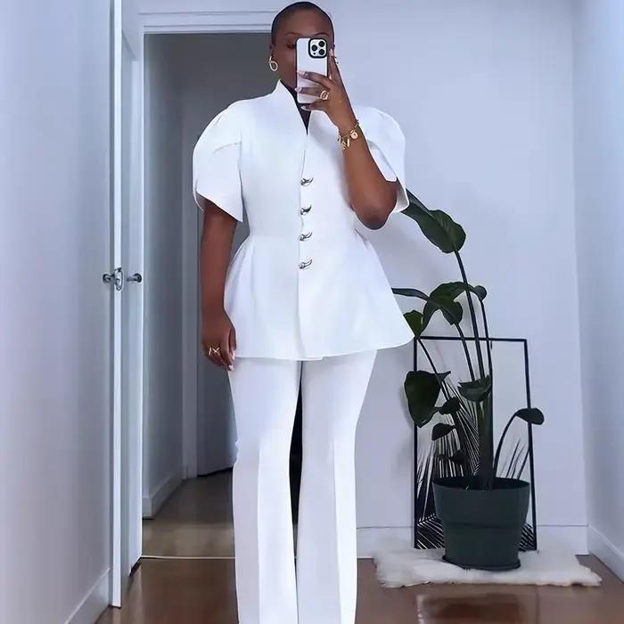 Elegantný dvojdielny vintage set pre ženy