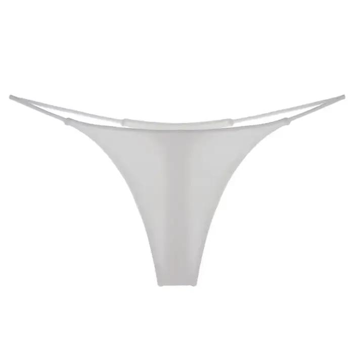 Sexy t-back string tanga nízky pás Dámska spodná bielizeň pohodlný vysoký strih slipy