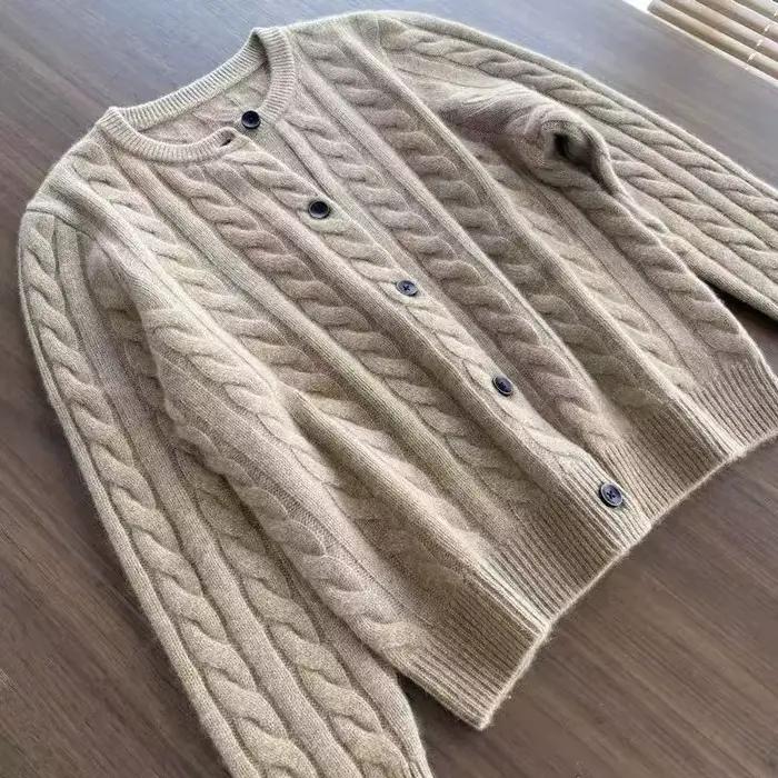 Dámsky merino vlnený cardigan