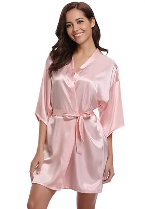 2018 Nové hodvábne kimono župan pre ženy Družičky