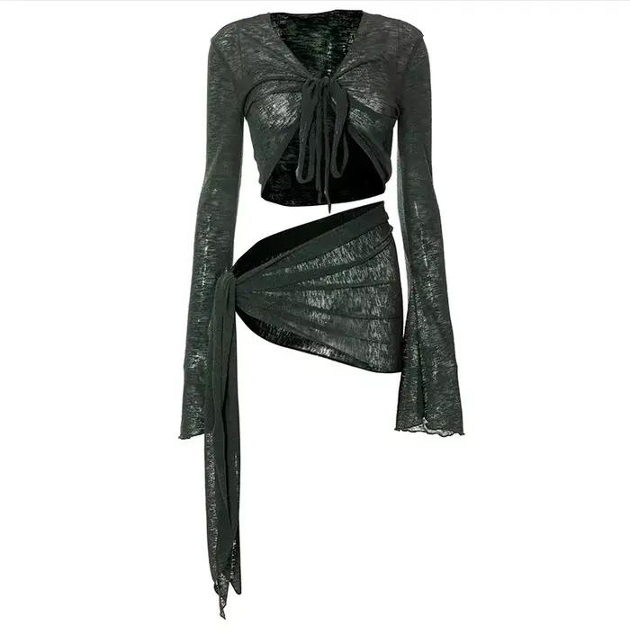 Sexy bandeau sukňa set pre ženy