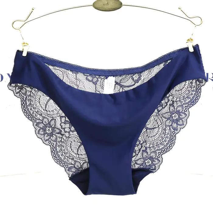 Culottes féminines en coton et élasthanne avec dentelle fleur pour femmes occasions spéciales ensemble de 10 pièces