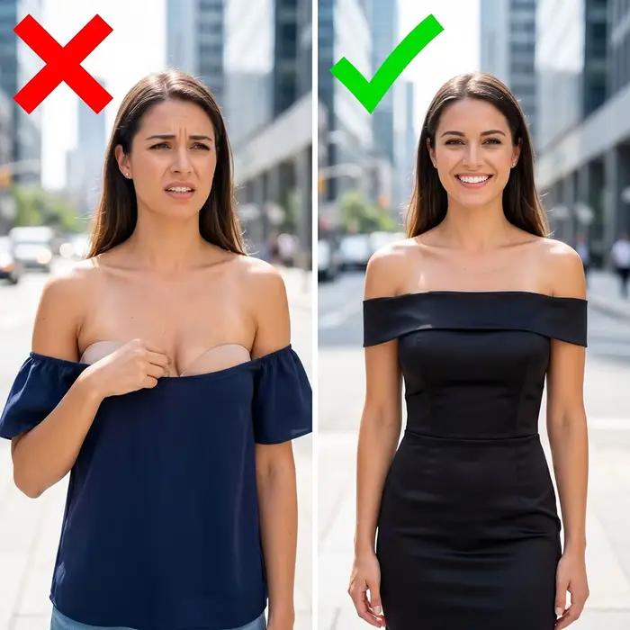 Bezramenná push-up podprsenka pre ženy