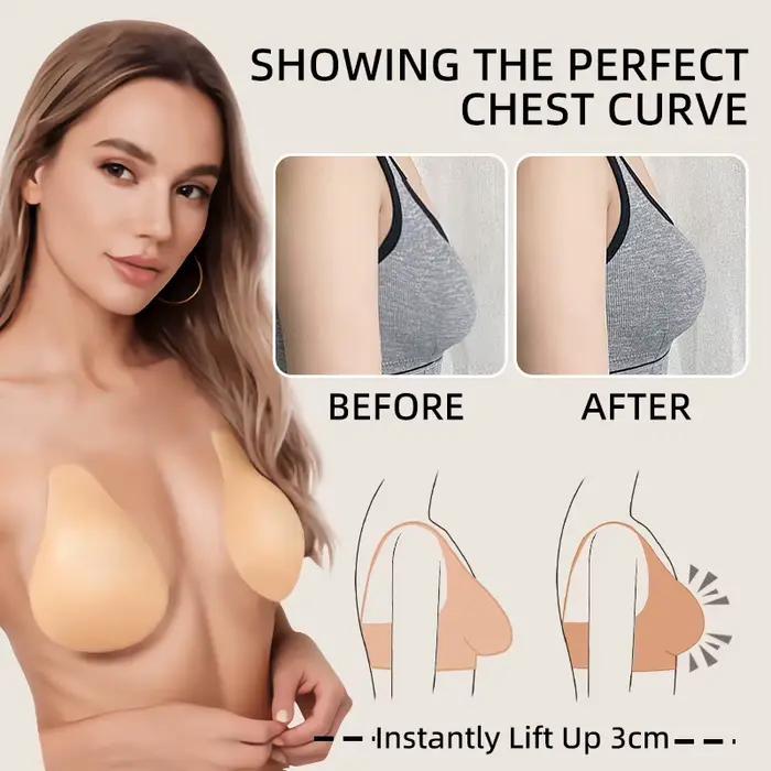 Samolepiaca push-up podprsenka bez ramienok a chrbta pre ženy