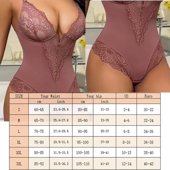GUUDIA Body doux soyeux toucher couche Body 2 couches Shapewear ouvert entrejambe combinaison doux lisse corps Shaper dentelle Body