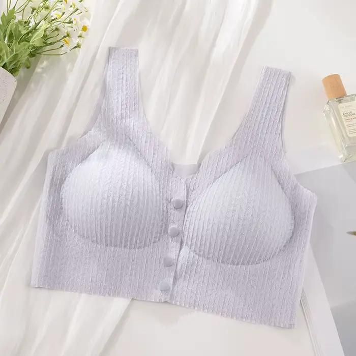 Tehotenské a dojčiace sexy podprsenka na predné zapínanie