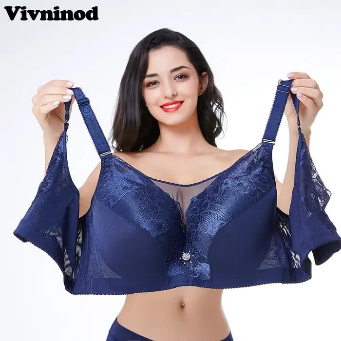 Soutien-gorge VIKELIVO en dentelle pour femmes grandes tailles D E F G cup, soutien-gorge push up, grandes tailles pour femmes occassions spéciales
