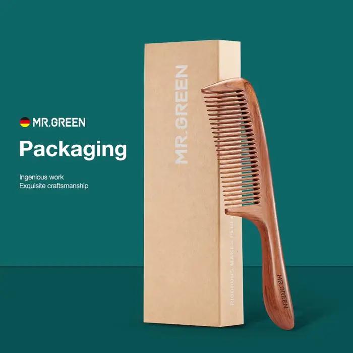 MR.GREEN – Prírodný drevený hrebeň na vlasy