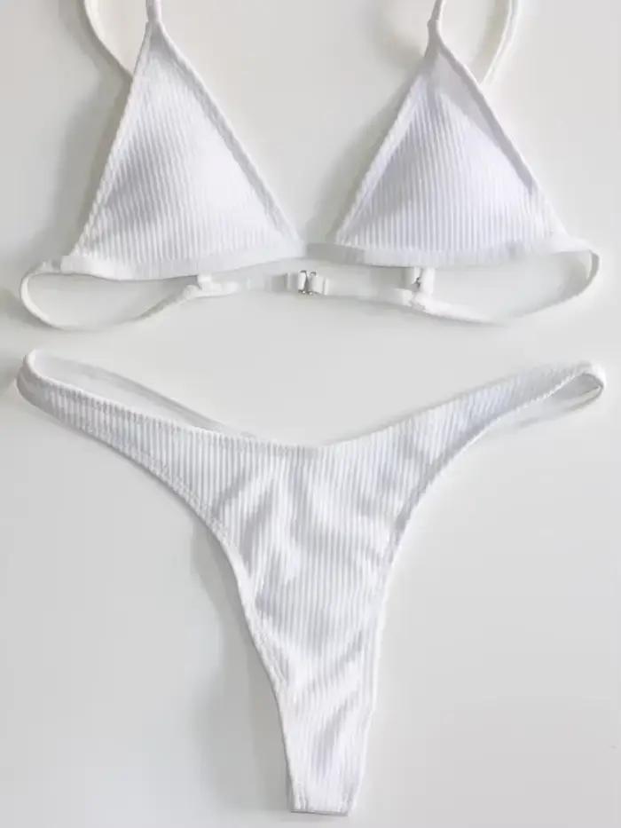 BanRibTanga-Bikini brésilien pour femmes, maillot de bain sexy, culotte tanga, échancré, pour la natation, 2025