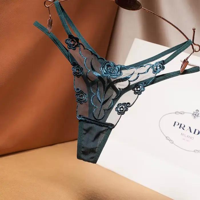 String taille basse pour femme, culotte transparente, lingerie sexy, sous-vêtements, tongs, culotte à bretelles fines