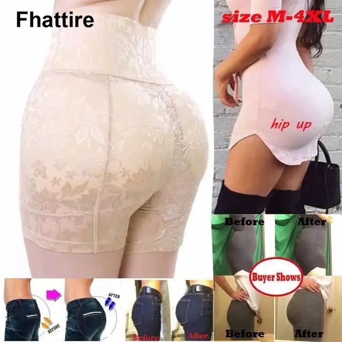 Culottes de contrôle push up sexy pour femmes avec rehausseur de fesses et soutien taille haute intimes en coton et polyester avec dentelle