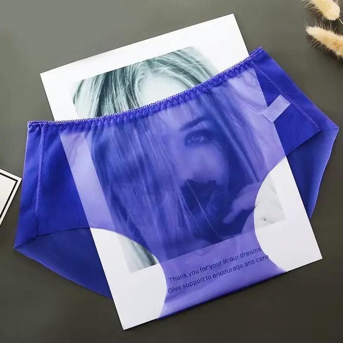 Dámske nohavičky Transparentné Ultra-tenké spodné prádlo pre ženy čipka slipy bezšvové Lingerie Sexy žena nohavice